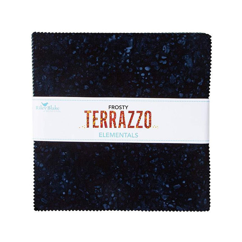 Expressions Batiks Elementals Terrazzo Frosty Stacker E 10" Stacker from Riley Blake