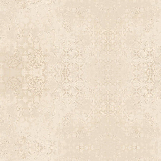 108" Wide Quilt Backing Casabella Textured Damask Cream - Blank Quilting from Fort Worth Fabric Studio