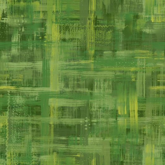 108" Wide Quilt Backing Colorfield Green – Remnant 104" × 108" - Maywood Studio from Fort Worth Fabric Studio