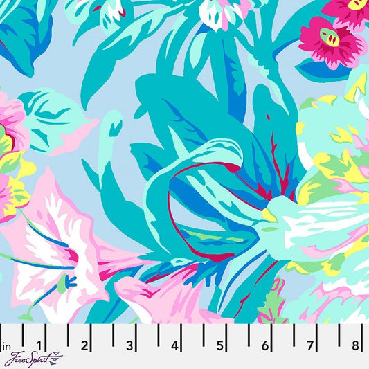 108" Wide Quilt Backing Kaffe Fassett Collective Voluptuous Pastel – Remnant 36″ × 108″ - Free Spirit from Fort Worth Fabric Studio