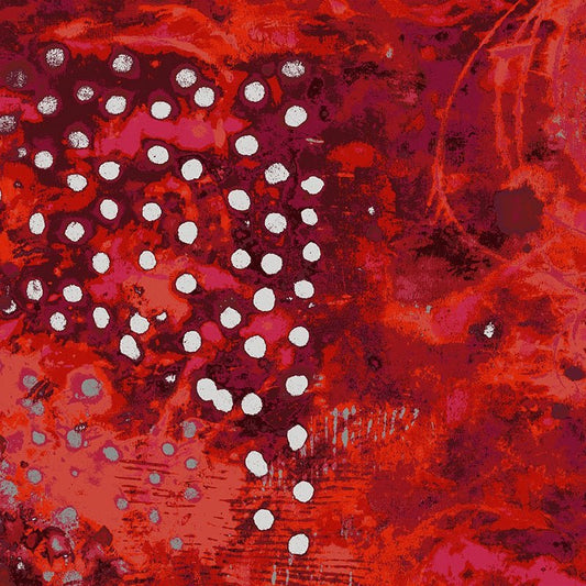 108" Wide Quilt Backing Spotted Graffiti Thimbleberry – Remnant 100″ × 108″ - Windham from Fort Worth Fabric Studio