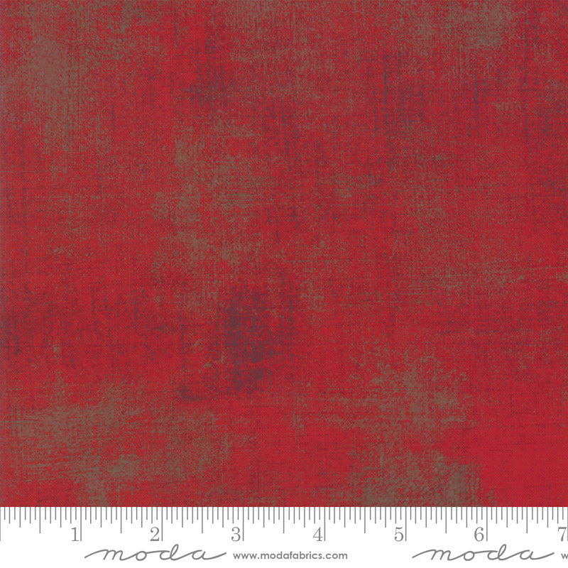 108" Wide Quilt Backing Grunge Basics Maraschino Cherry