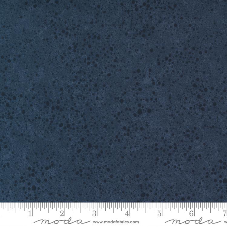 108" Wide Quilt Backing Kansas Troubles Splatter Navy