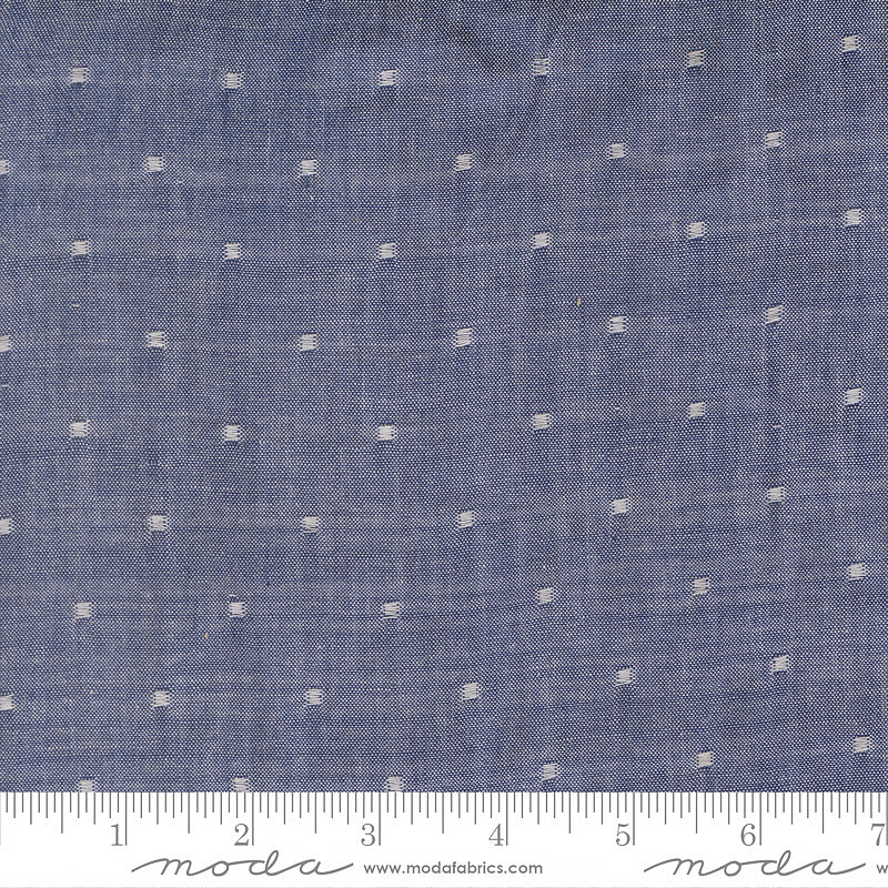 Summer Solstice Wovens Squares Nautical Blue