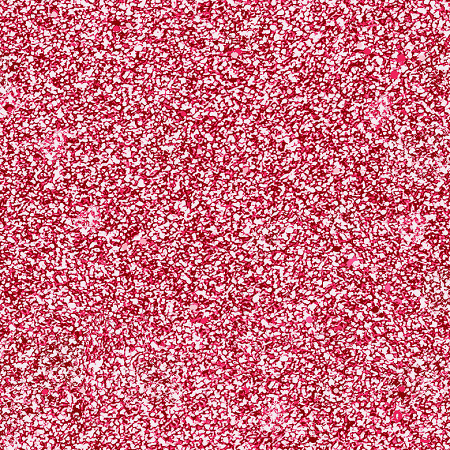 Twinkle Printed Glitter Look Red