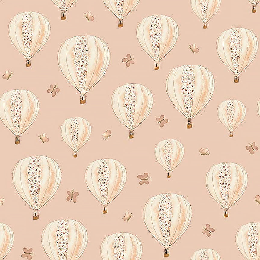 You Are My Sunshine Hot Air Balloons Pink