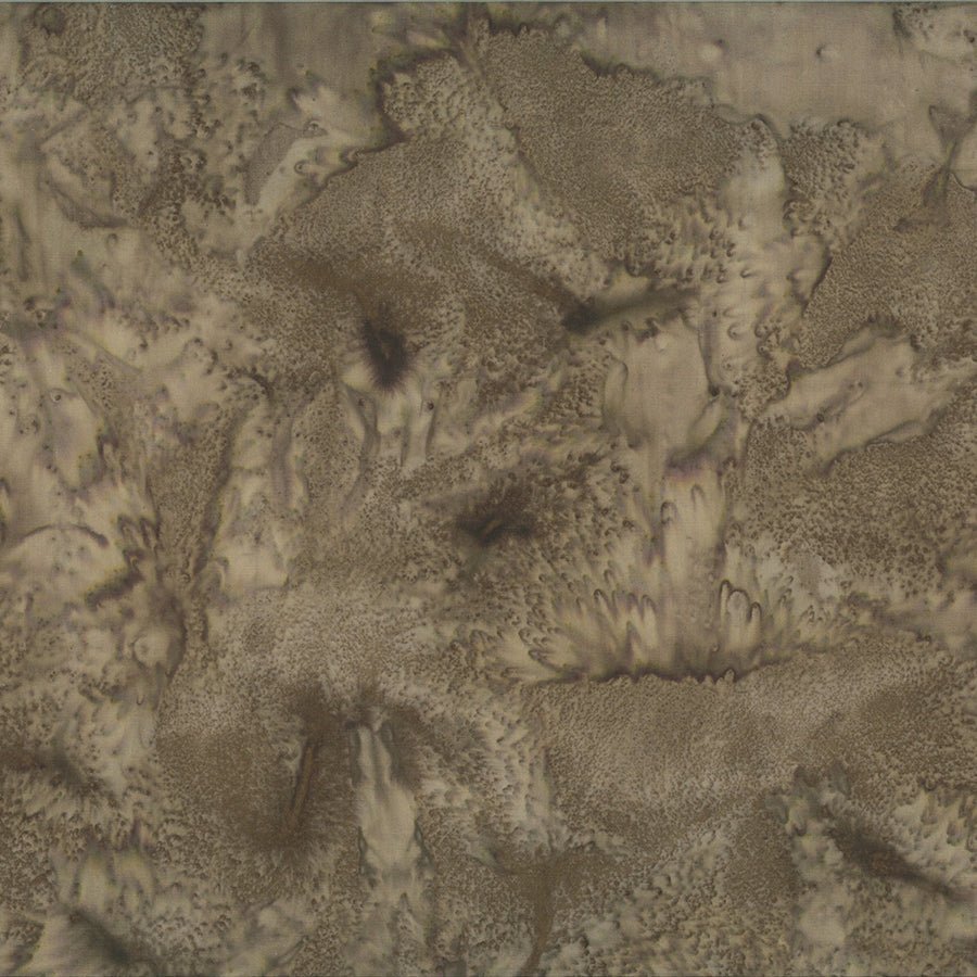 1895 Watercolor Batiks Taupe – Remnant 35″ × 44″