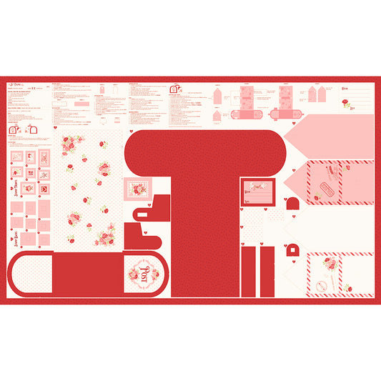 Je T'aime 36" X 60" Mailbox Panel Lace
