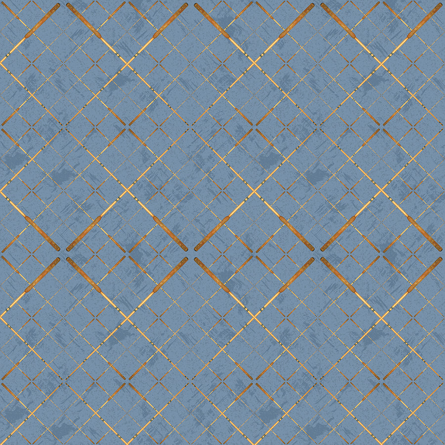 Gone Fishing Plaid Blue