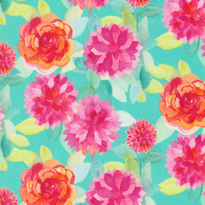 Flower Patches Faceted Flower Robins Egg