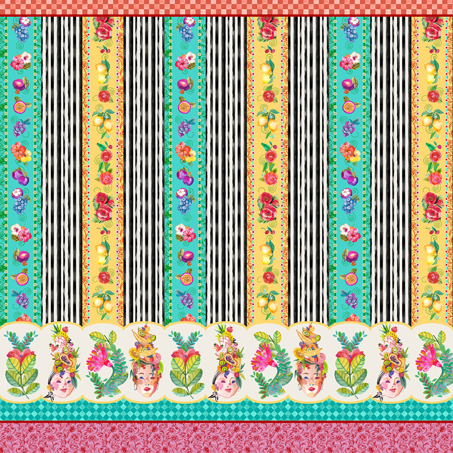 Copa Flora Border Rainbow