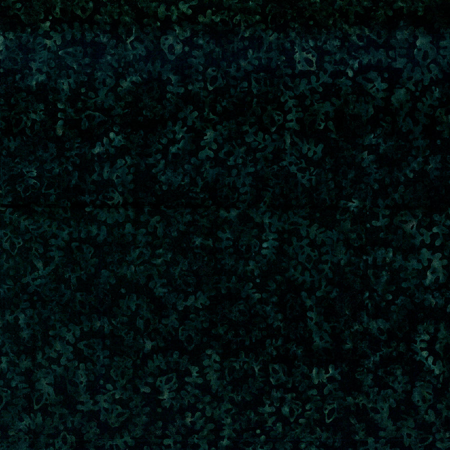 Mystic Vineyard Batiks Spiral Vines Black