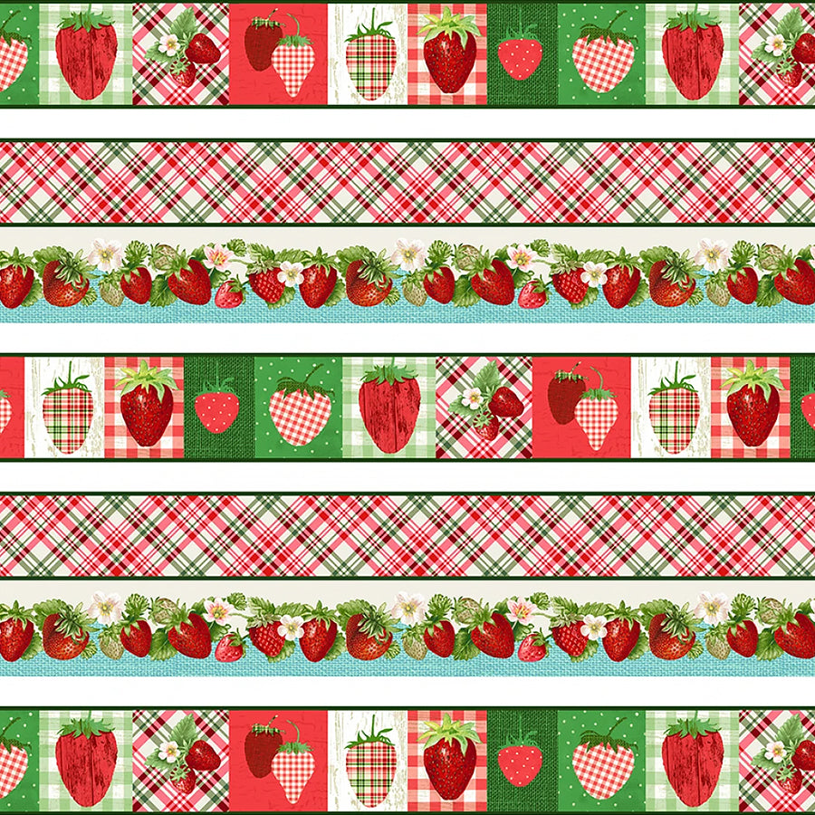 Berry Besties Border Stripe Multi