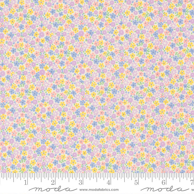 30's Playtime Calico Florals Pastel