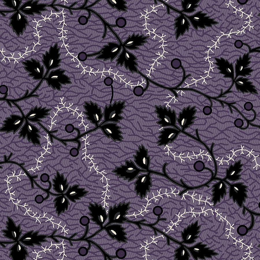 Mr. Moon Leaves & Vines Purple