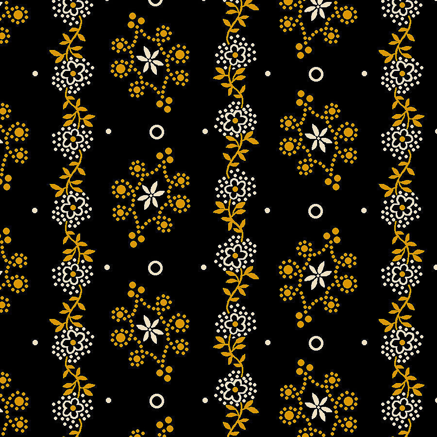 Mr. Moon Delicate Stripe Black