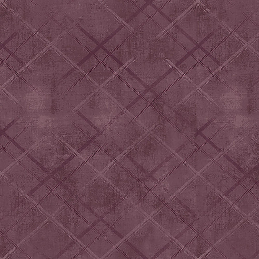 One Sister Basics Distressed Plaid Raisin