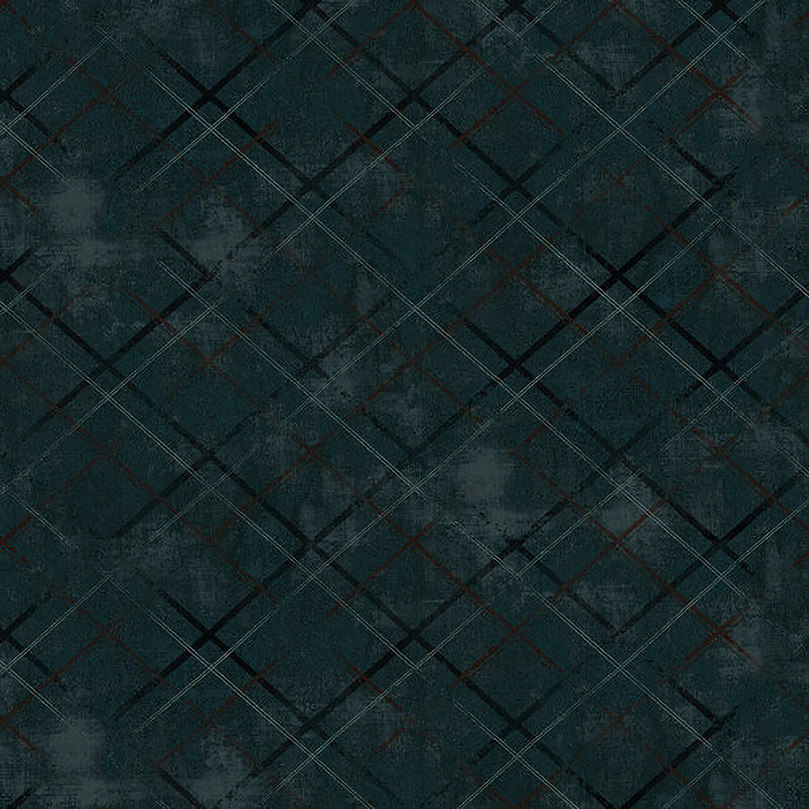 One Sister Basics Distressed Plaid Navy