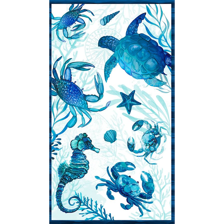 Sapphire Seas 24" Panel Multi