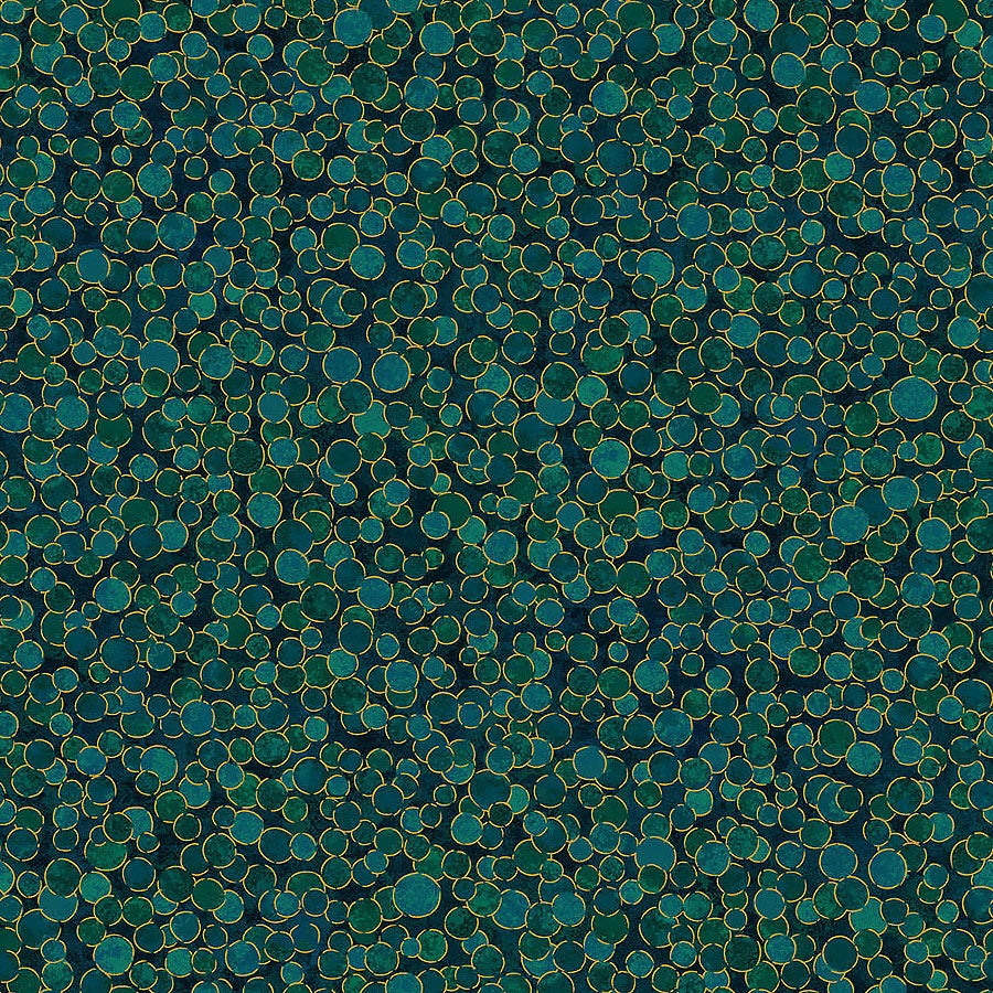 Shimmer Bubbles Peacock Metallic