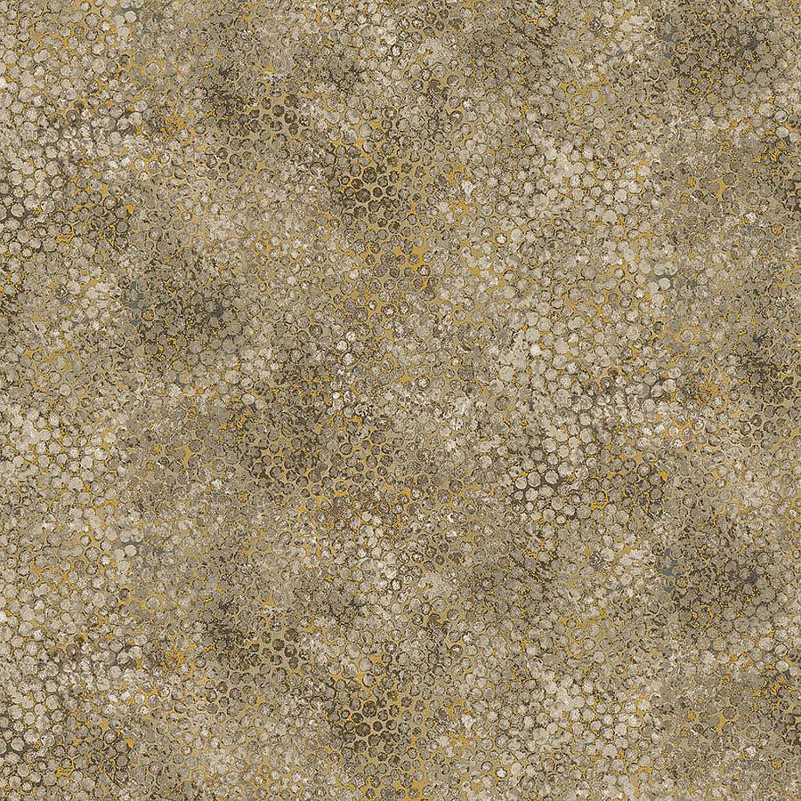 Shimmer Large Pebbles Desert Sand Metallic