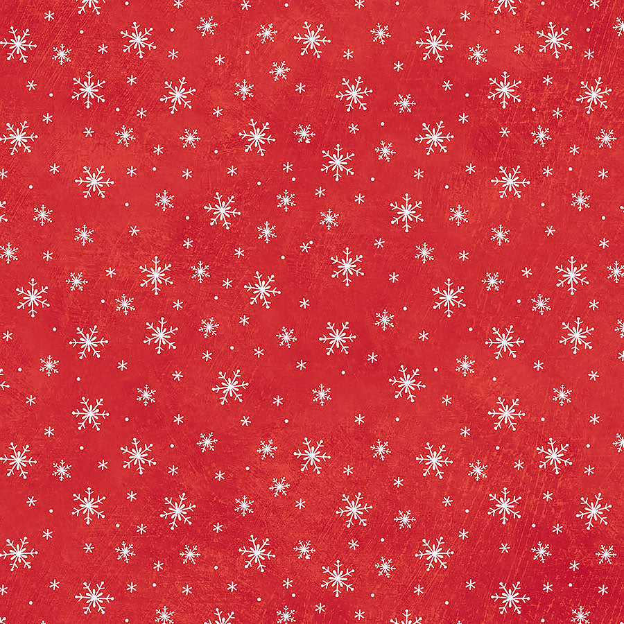 Holly Jolly Snowflake Red