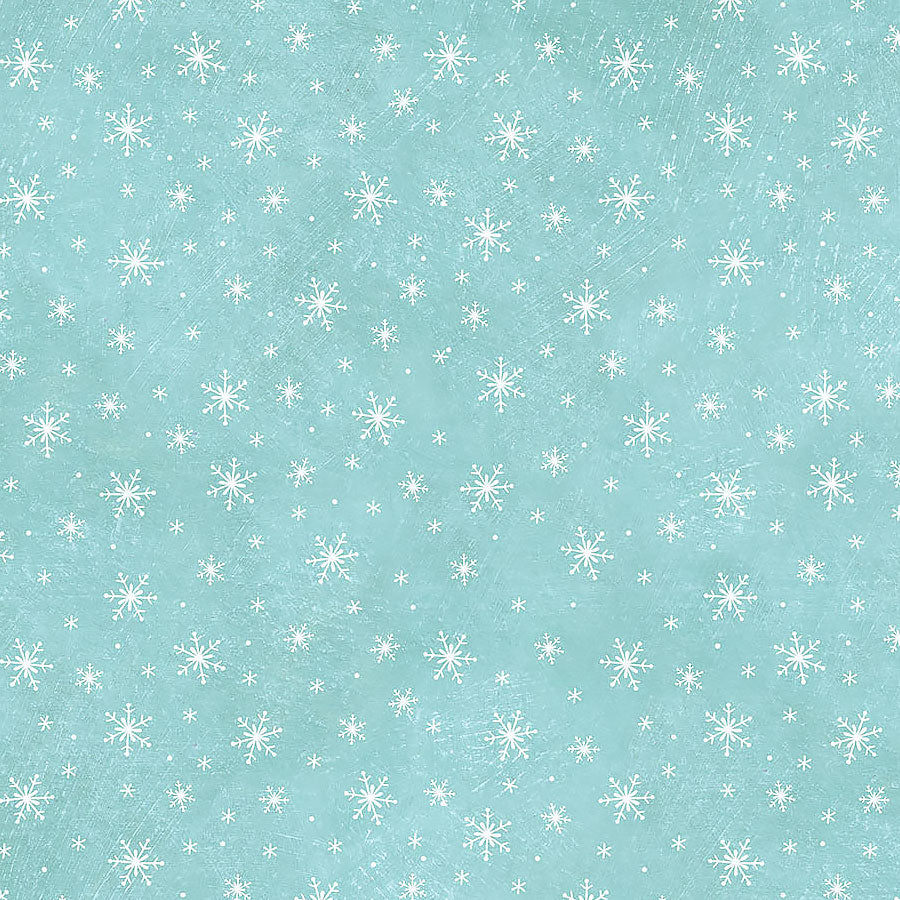 Holly Jolly Snowflake Turquoise