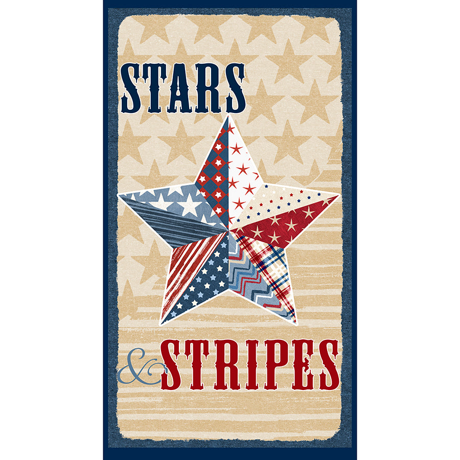 Stars of Valor 24" Craft Panel Multi