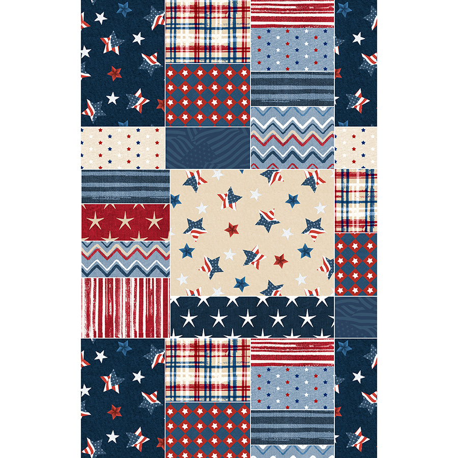 Stars of Valor Patchwork Multi