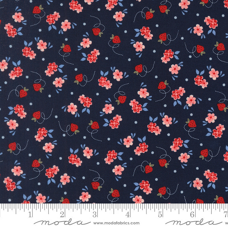 Blossom Jubilee Strawberry Florals Nightfall