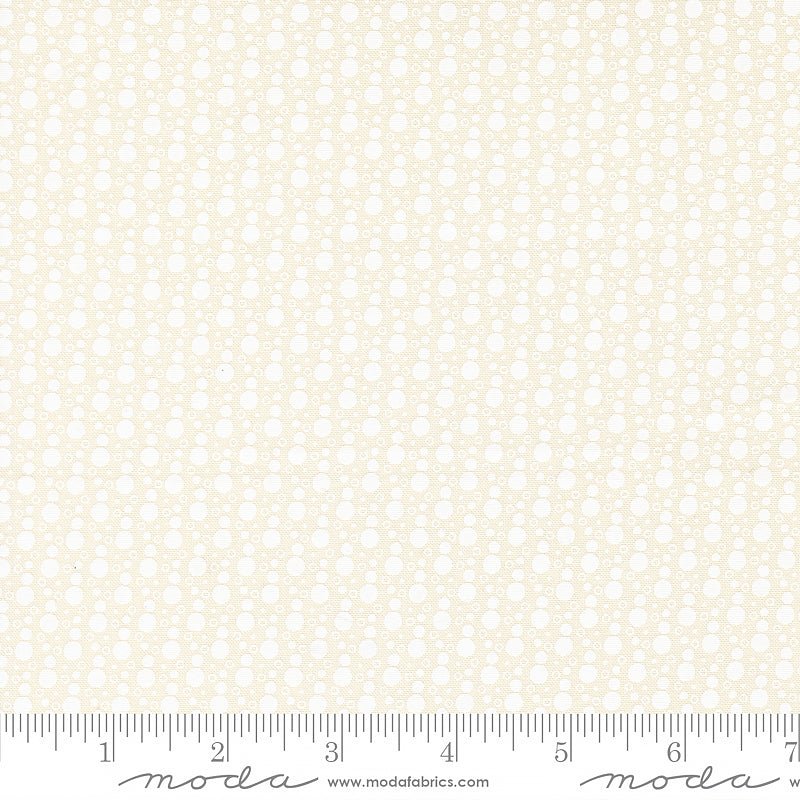 30's Playtime Bubbly Dots Eggshell White - Moda from Fort Worth Fabric Studio