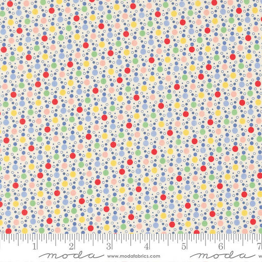 30's Playtime Bubbly Dots Primary - Moda from Fort Worth Fabric Studio
