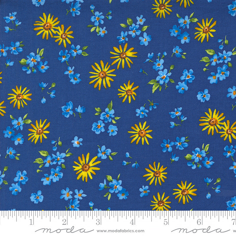Wildflowers Tossed Florals Bluebonnet