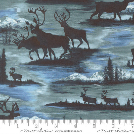 Moda Wild Blue Yonder Elk Scenic Sky 1 Yard Cut