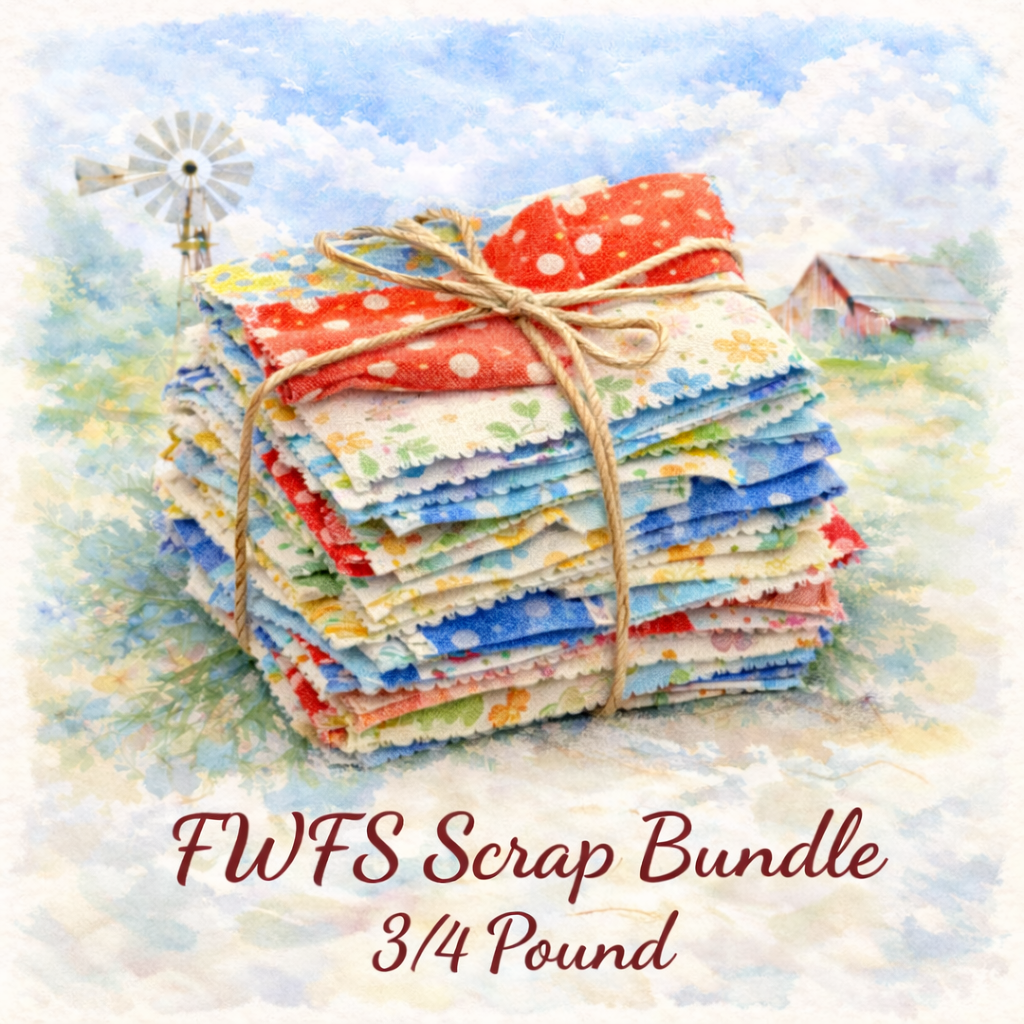 3/4 Pound Scrap Pack from FWFS - Fort Worth Fabric Studio from Fort Worth Fabric Studio