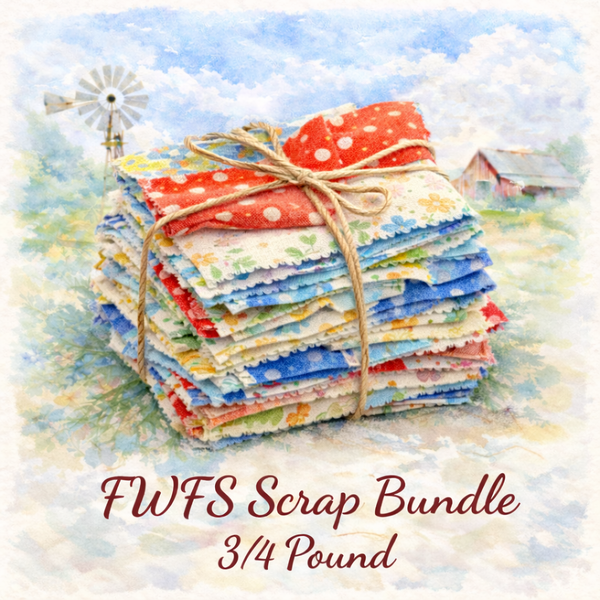 3/4 Pound Scrap Pack from FWFS - Fort Worth Fabric Studio from Fort Worth Fabric Studio