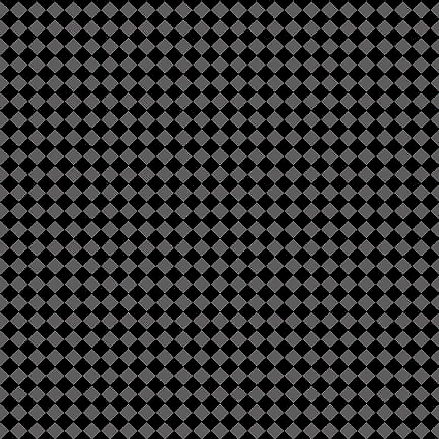 Another Brick in the Wall Gingham Black