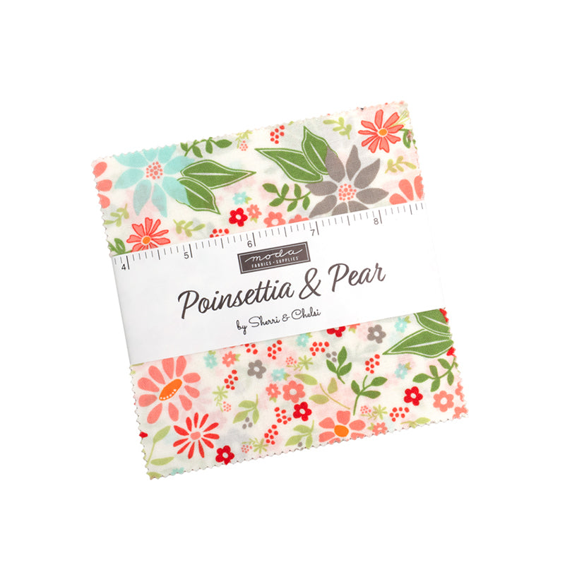 Poinsettia & Pear Charm Pack