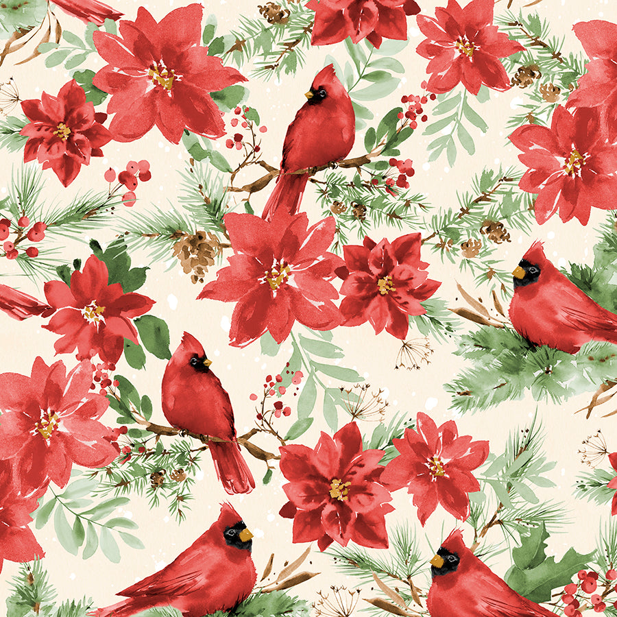 Cardinal Celebration Large All Over Cream