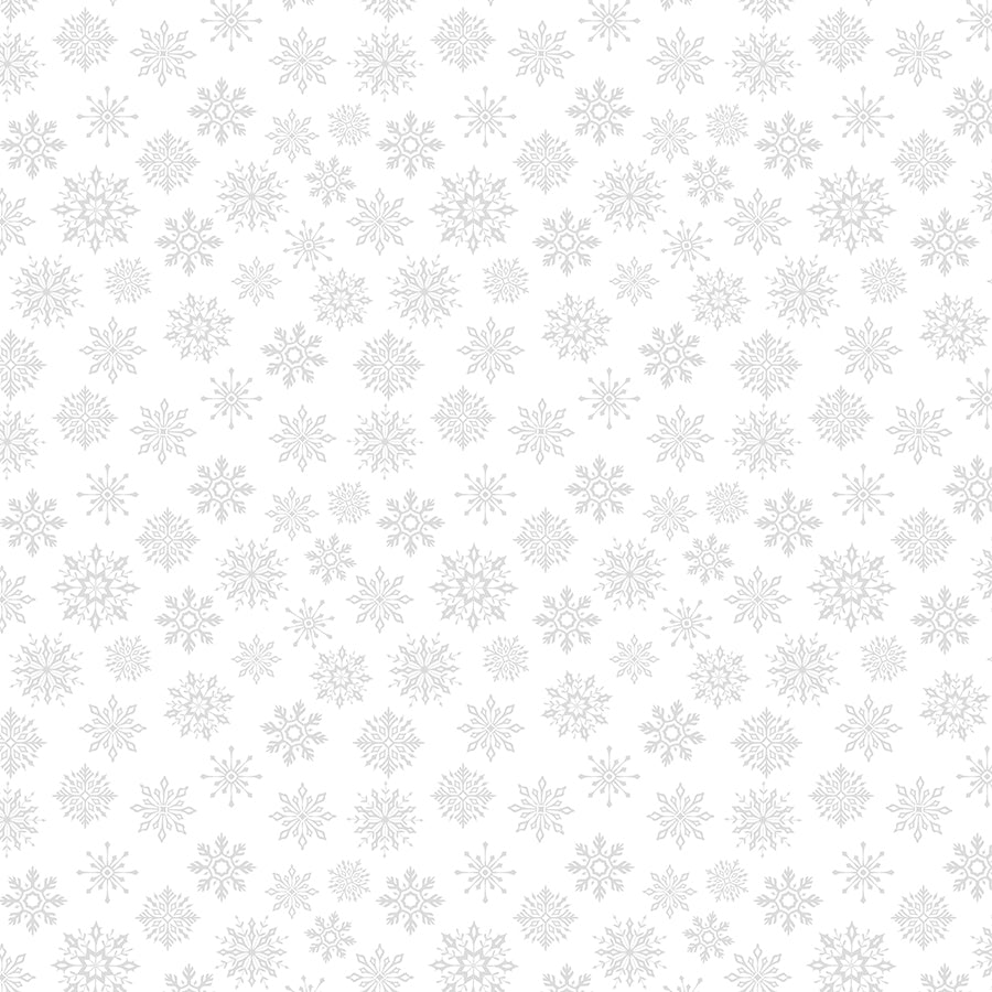 Essentials Stocking Stuffers II Small Snowflakes White on White