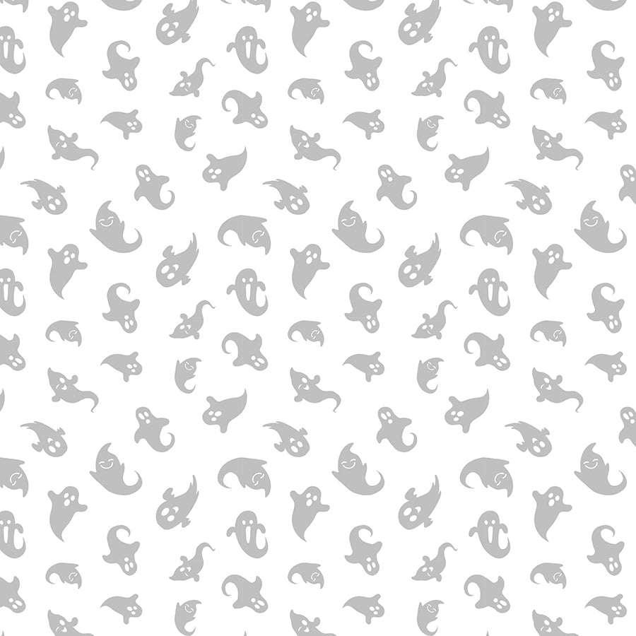 Essentials Spooky Spectacle Ghost Toss White on White