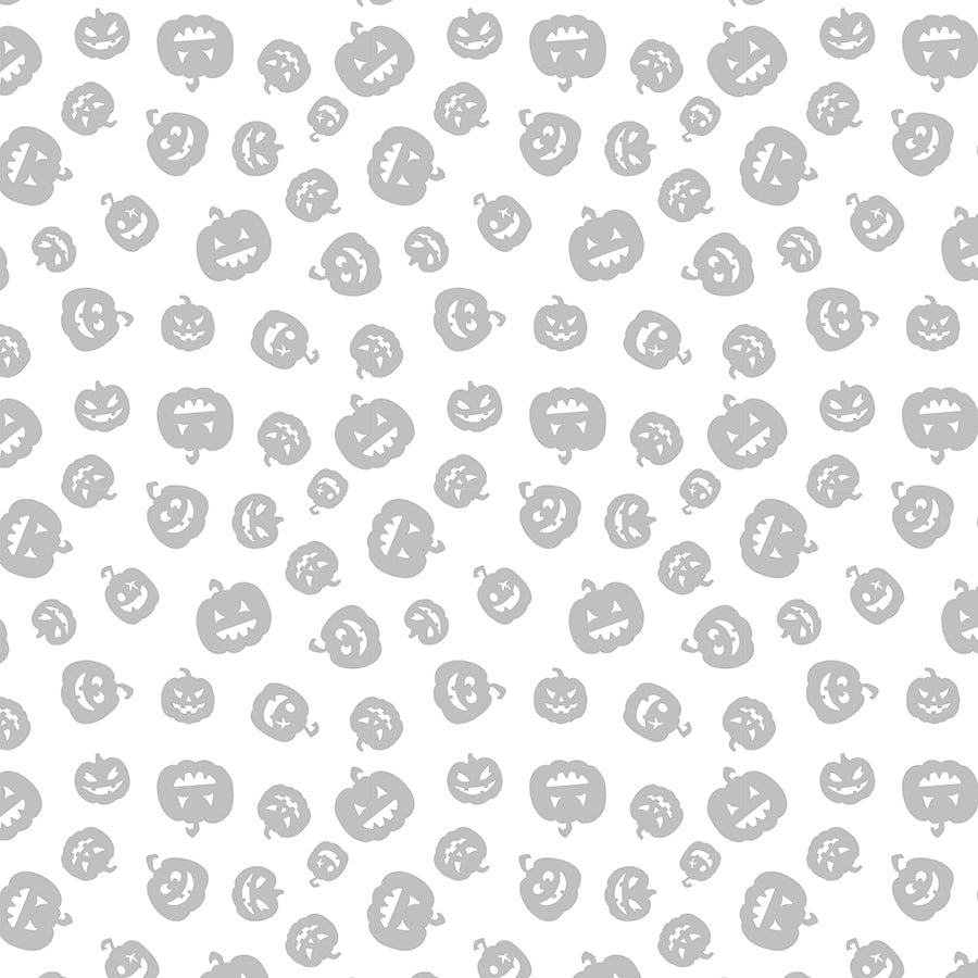 Essentials Spooky Spectacle Pumpkin Toss White on White
