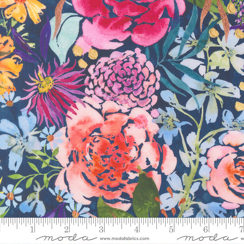 Soulstice Large Florals Navy