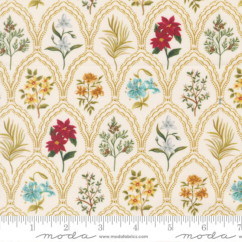 Silent Night Floral Blooms Lamb