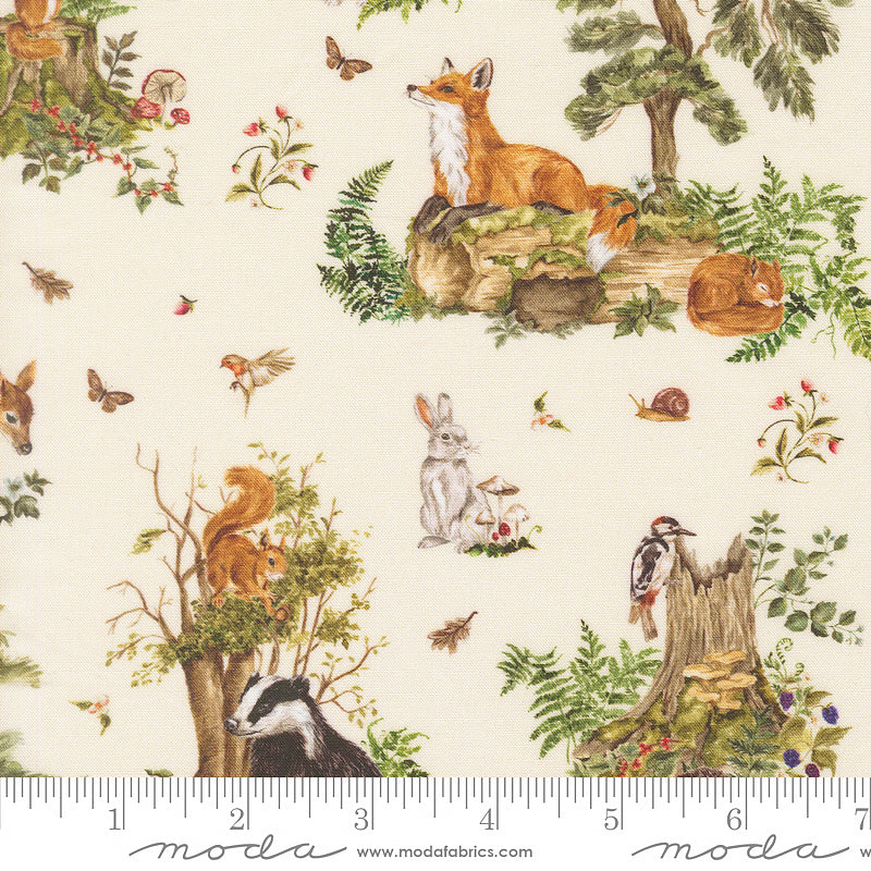 Fable & Fern Quilt Cuddle Novelty Animals Eggshell