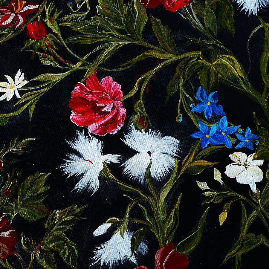 Northcott French Revolution Noir Black 1 Yard Cut