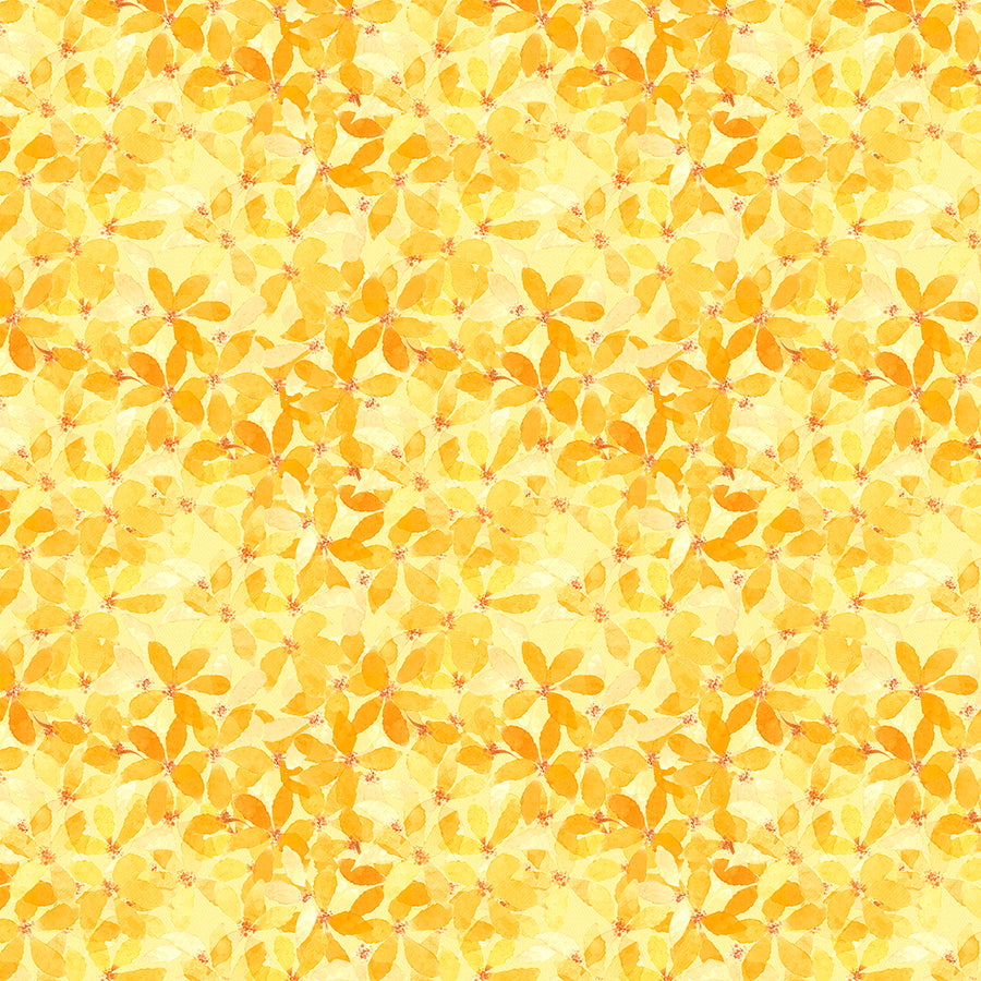 Sunlit Serenade Medium Floral Yellow