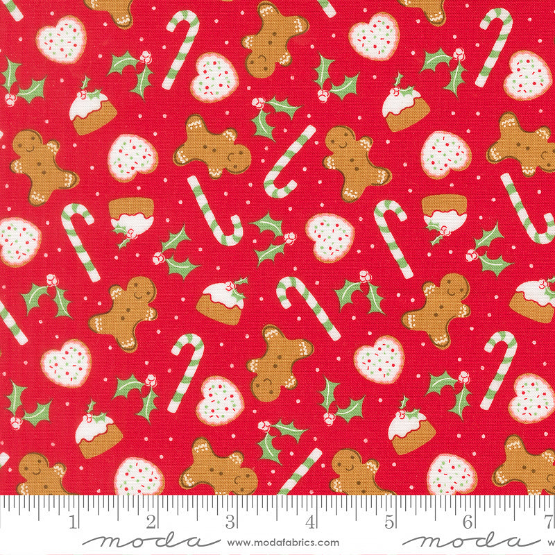Merrily on High Sweet Treats Christmas Red