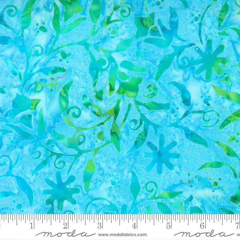 Chroma Batiks Florals Sky