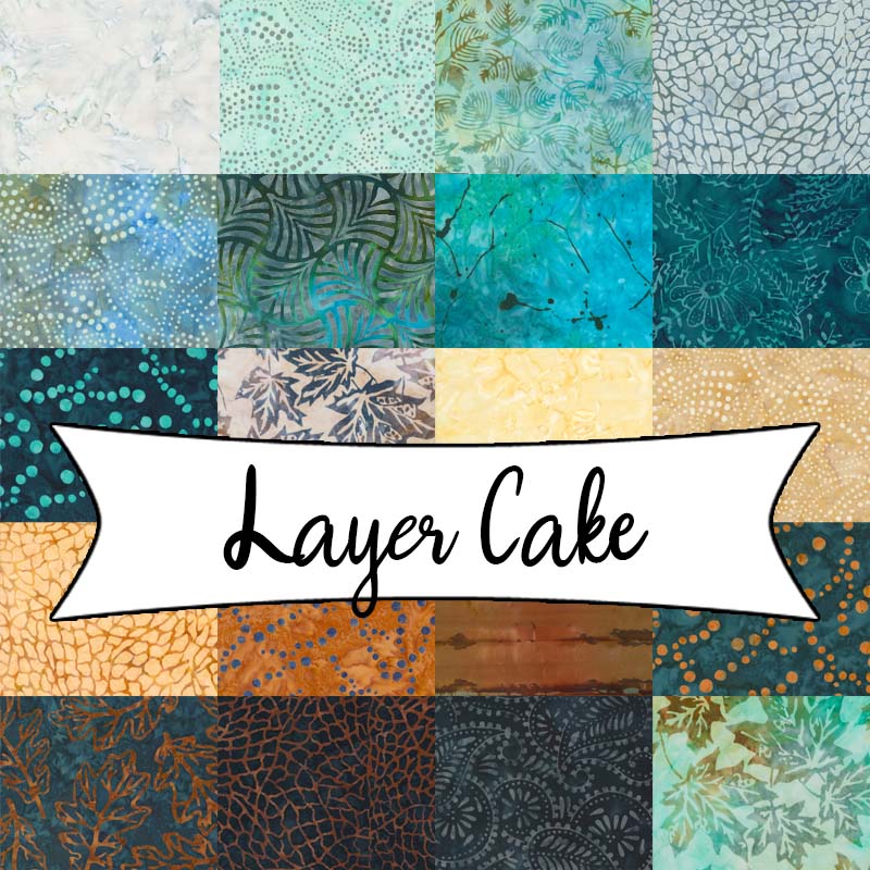 Blue Ridge Batiks Layer Cake
